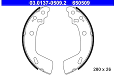 Sada brzdových čelistí ATE 03.0137-0509.2