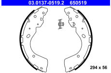 Sada brzdových čelistí ATE 03.0137-0519.2