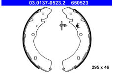 Sada brzdových čelistí ATE 03.0137-0523.2