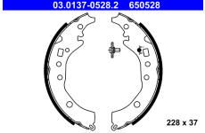 Sada brzdových čelistí ATE 03.0137-0528.2