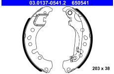 Sada brzdových čelistí ATE 03.0137-0541.2