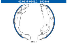 Sada brzdových čeľustí ATE 03.0137-0546.2