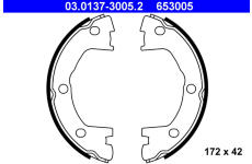 Sada brzdových čelistí ATE 03.0137-3005.2