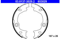 Sada brzdových čelistí ATE 03.0137-3029.2