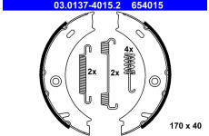 Sada brzdových čelistí ATE 03.0137-4015.2