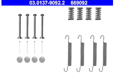 Sada príslużenstva čeľustí parkovacej brzdy ATE 03.0137-9092.2
