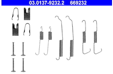Sada příslušenství, brzdové čelisti ATE 03.0137-9232.2