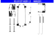 Sada prislusenstvi, brzdove celisti ATE 03.0137-9251.2