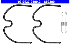 Sada příslušenství, brzdové čelisti ATE 03.0137-9300.2