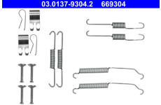 Sada prislusenstvi, brzdove celisti ATE 03.0137-9304.2