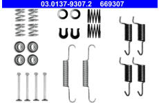 Sada prislusenstvi, parkovaci brzdove celisti ATE 03.0137-9307.2