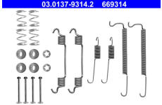Sada prislusenstvi, brzdove celisti ATE 03.0137-9314.2