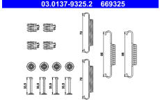 Sada prislusenstvi, parkovaci brzdove celisti ATE 03.0137-9325.2