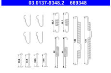 Sada prislusenstvi, brzdove celisti ATE 03.0137-9348.2