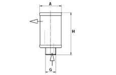 Filter, stlačený vzduch MANN-FILTER LE 1004