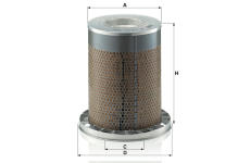 Vzduchový filter MANN-FILTER C 23 589