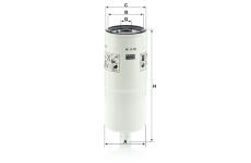 Palivový filter MANN-FILTER WK 12 290