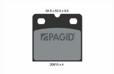 Sada brzdových destiček, parkovací brzda PAGID T2028N