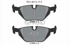 Sada brzdových destiček, kotoučová brzda PAGID T1039N