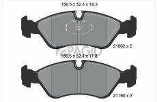 Sada brzdových destiček, kotoučová brzda PAGID T1082N