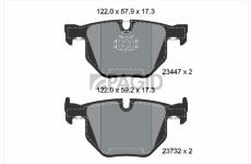 Sada brzdových destiček, kotoučová brzda PAGID T1771N