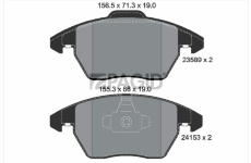 Sada brzdových destiček, kotoučová brzda PAGID T1495N