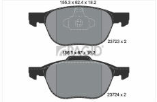 Sada brzdových destiček, kotoučová brzda PAGID T1436N