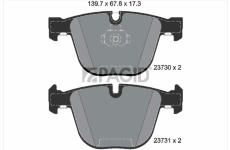 Sada brzdových destiček, kotoučová brzda PAGID T1389N