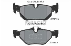 Sada brzdových destiček, kotoučová brzda PAGID T1447N
