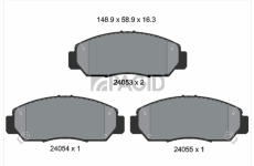 Sada brzdových destiček, kotoučová brzda PAGID T1411N