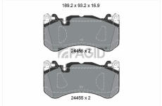 Sada brzdových destiček, kotoučová brzda PAGID T2698N