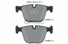 Sada brzdových destiček, kotoučová brzda PAGID T1683N