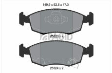 Sada brzdových destiček, kotoučová brzda PAGID T2139N