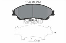 Sada brzdových destiček, kotoučová brzda PAGID T2328N