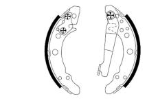 Sada brzdových čelistí PAGID H1068N