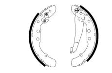 Sada brzdových čelistí PAGID H8755N