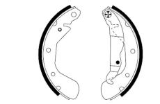 Sada brzdových čelistí PAGID H8715N