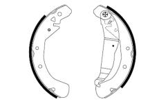 Sada brzdových čelistí PAGID H8945N