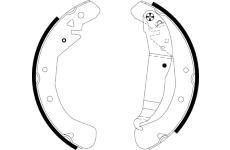 Sada brzdových čelistí PAGID H9595N