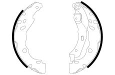 Sada brzdových čelistí PAGID H9600N