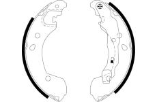 Sada brzdových čelistí PAGID H9720N