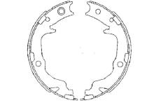 Sada brzdových čelistí, parkovací brzda PAGID H1738N