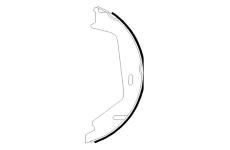 Sada brzdových čelistí, parkovací brzda PAGID H1820N