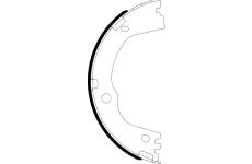 Sada brzdových čelistí, parkovací brzda PAGID H1832N