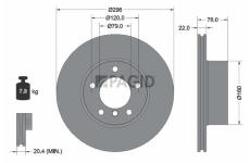 Brzdový kotouč PAGID 50439NHC