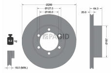 Brzdový kotouč PAGID 53621N