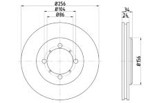 Brzdový kotúč PAGID 52216