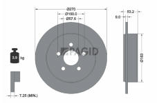 Brzdový kotouč PAGID 50335N