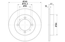 Brzdový kotúč PAGID 54127