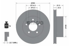 Brzdový kotouč PAGID 54135N